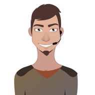Expressive Man vector