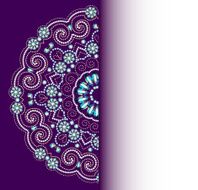 background with lace ornament and place for text