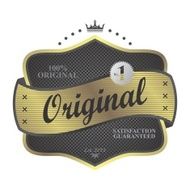 vintage sticker label N597