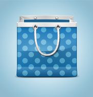 Blue Shopping Bag N2