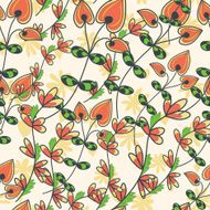 Seamless texture with flowers N91
