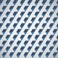 Retro pattern of geometric shapes half hexagon