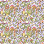 Cute colorful floral seamless pattern N2