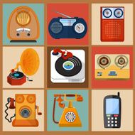 Retro Media Icons