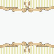 frame with linear drawing bows N4