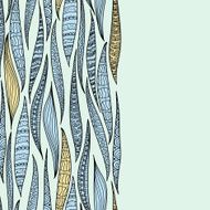 Banner with abstract wave pattern