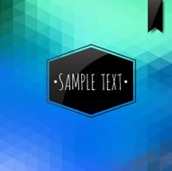 Labels geometric background made of triangles N18
