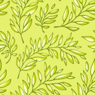 Floral seamless pattern with branches N4