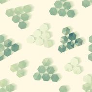 Geometric pattern of hexagon triangle N2