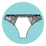 Lacy sexy vector panty N4
