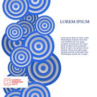 Abstract Seamless Circles Pattern Vector N11