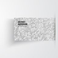 Vector Abstract banners triangle white and grey