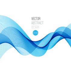 Smooth wave stream line abstract header layout Vector illustration N15