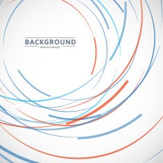 Vector abstract color line and circle background N19