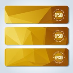 Abstract vector header banners N101