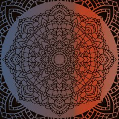 Silver mandala N6