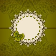 Elegant vector template for luxury invitation card N25