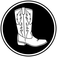 Cowboy Boot Symbol