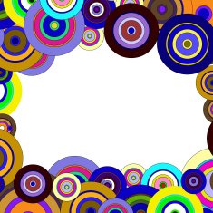 circles colorful pattern N3