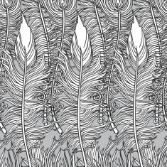 Feathers pattern N2