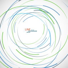Vector abstract color line and circle background N20