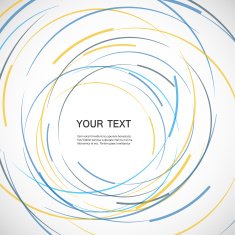Vector abstract color line and circle background N21