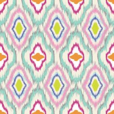 Ikat seamless pattern design N23