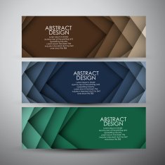 Vector banners set background N9