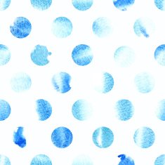 Watercolor seamless dots pattern