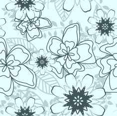 Seamless Floral Pattern N705