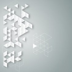 Vector abstract geometric background with triangle N22
