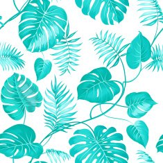 Topical palm leaves N8