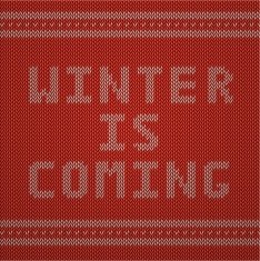 Knitted Pattern Winter is Coming