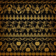 Horizontal elements decoration vector N13