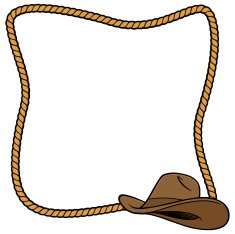 Rope Frame and Cowboy Boot N2
