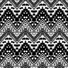 Hand drawn painted seamless pattern Vector illustration N46
