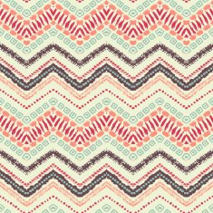 Hand drawn painted seamless pattern Vector illustration N47