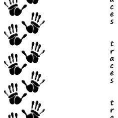 Human hands seamless pattern