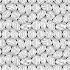 Seamless texture with abstract petals - basis for your design