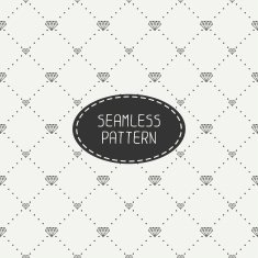 Hipster fashion geometric seamless pattern with diamond Wrapping paper N10