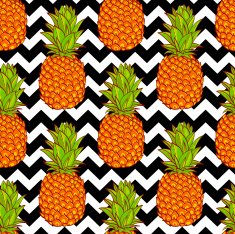 Tropical Pineapples Background N3