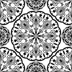 Traditional floral ornaments