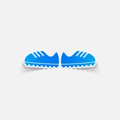 realistic design element sneakers N84