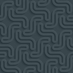 Dark seamless vector background with 3D effect N22