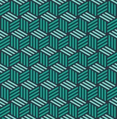 Isometric 3d cube seamless pattern background