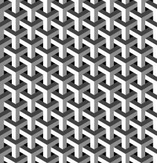 Abstract isometric 3d pattern background