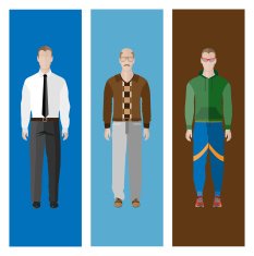 People Icons In Flat style N2