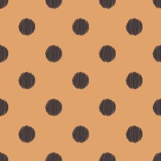 seamless brown polka dots pattern