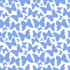 Seamless pattern with colorful butterflies Vintage style N4