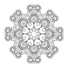 Vector Beautiful Deco Mandala N20